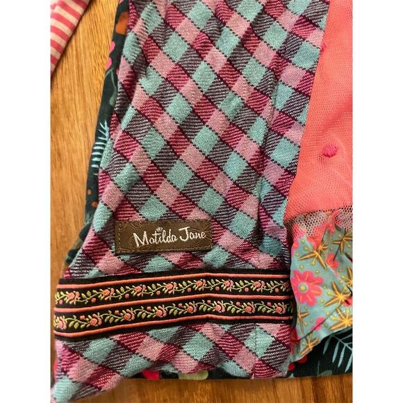 Matilda Jane Girls Christmas Hundred Years Tunic Top Size 2 Long Sleeve Floral - Picture 5 of 5